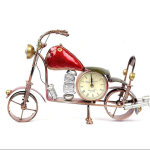 AAIZONE Decorative Vintage Wall Dcor Bike with Clock Showpiece for Home Dcor Made (18x6x12 INCHES)