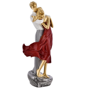 AAIZONE Valentine Romantic Love Couple Statue for Home Decor Showpiece Figurine